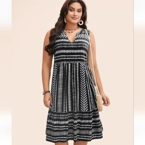 Bloomchic Aztec printed dress